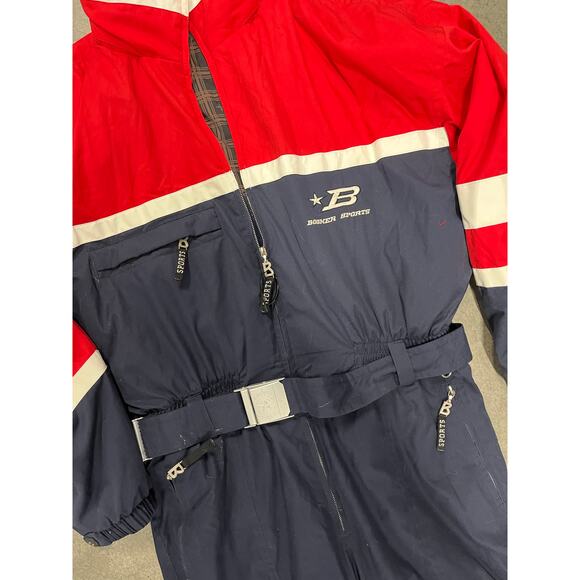 Bogner Ski Suit One Piece Snowsuit Snow Bib Retro Vintage Jumpsuit 42 Mens Large - Picture 2 of 7